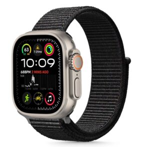 TECH-PROTECT NYLON APPLE WATCH 8 / 9 / 10 / 11 / SE / ULTRA (44 / 45 / 46 / 49 MM) BLACK