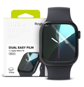 PROTECTIVE FOIL RINGKE DUAL EASY 3-PACK APPLE WATCH 10 / 11 (42 MM) CLEAR