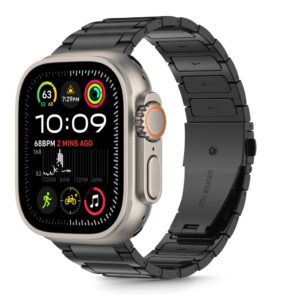 TECH-PROTECT STAINLESS CLASSIC APPLE WATCH 8 / 9 / 10 / 11 / SE / ULTRA (44 / 45 / 46 / 49 MM) BLACK