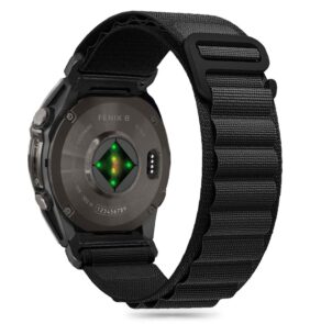 TECH-PROTECT NYLON PRO GARMIN FENIX 5 / 6 / 6 PRO / 7 / 8 / 8 PRO (47 MM) / E BLACK