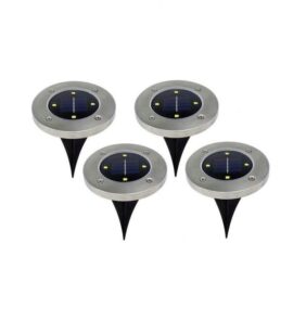 Ηλιακό φωτιστικό κήπου LED - Καρφωτό - 4pcs - 4LED/RGB - 431152
