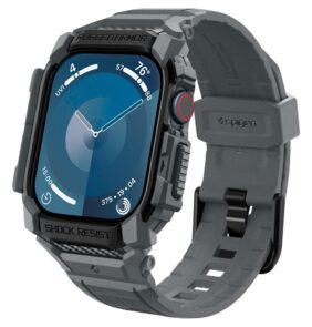 SPIGEN RUGGED ARMOR ”PRO” APPLE WATCH 10 / 11 (46 MM) DARK GREY