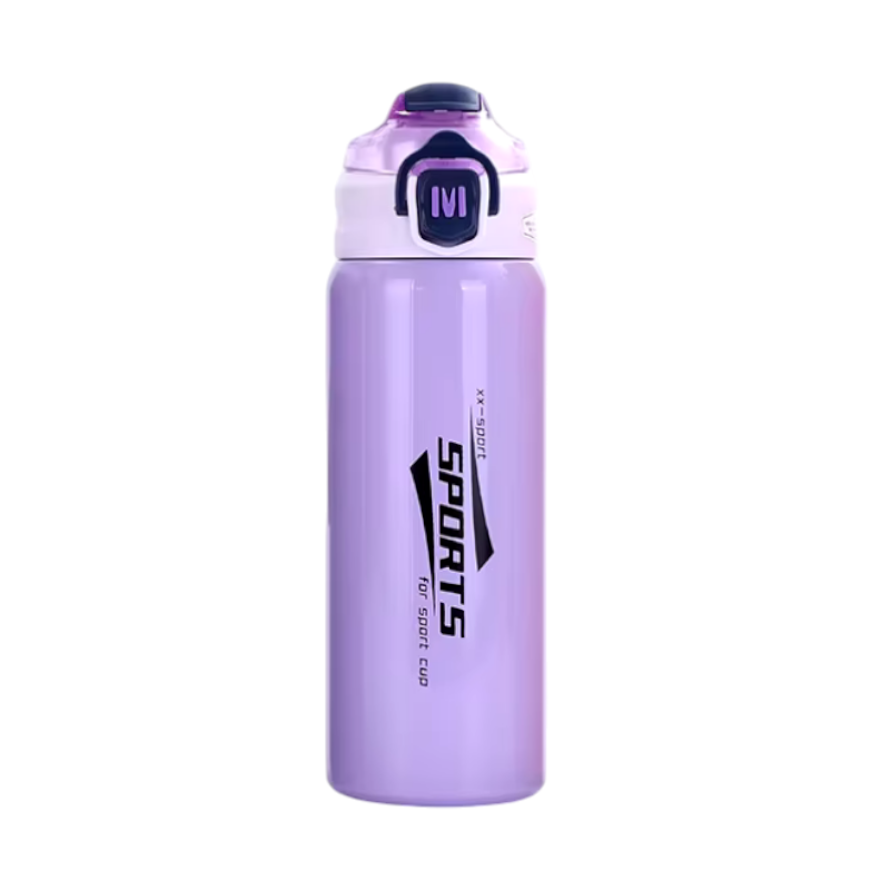 Φορητό παγούρι-θερμός με χειρολαβή - 1000ml - 123743 - Purple