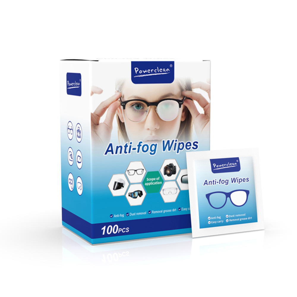 Techsuit - (100 pcs) Glasses Cleaning Wipes (ETSA1) - Anti-Fog