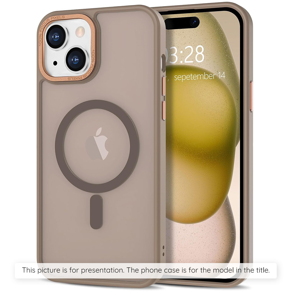 Techsuit - HaloFrost MagSafe Series - Samsung Galaxy S25 Ultra - Sandstone Brown