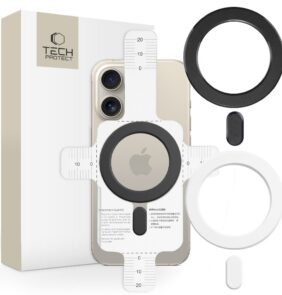 TECH-PROTECT MMP-100 MAGNETIC MAGSAFE RING 2-PACK BLACK & WHITE