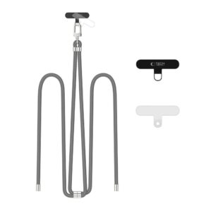TECH-PROTECT C7S ROPE CROSSBODY STRAP CRAYON GREY/SILVER