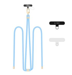 TECH-PROTECT C7S ROPE CROSSBODY STRAP BABY BLUE/GOLD