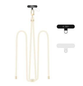 TECH-PROTECT C7S ROPE CROSSBODY STRAP BEIGE/GOLD