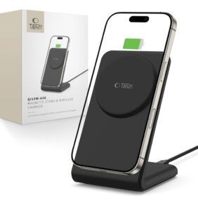 TECH-PROTECT QI15W-A38 MAGNETIC MAGSAFE WIRELESS CHARGER BLACK