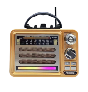 Επαναφορτιζόμενο ραδιόφωνο Retro - RX-306D - 370045 - Gold