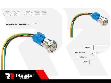 Διακόπτης μπουτόν nickel - R-F13103-19-1SU - 180916 - Image 2