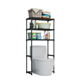 Επιδαπέδια ραφιέρα μπάνιου - YX9109-3 - 521636 - Black