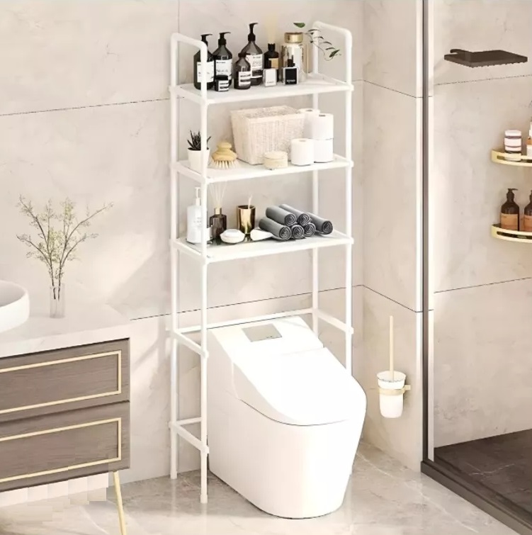 Επιδαπέδια ραφιέρα μπάνιου - TM070 - 521872 - White - Image 2
