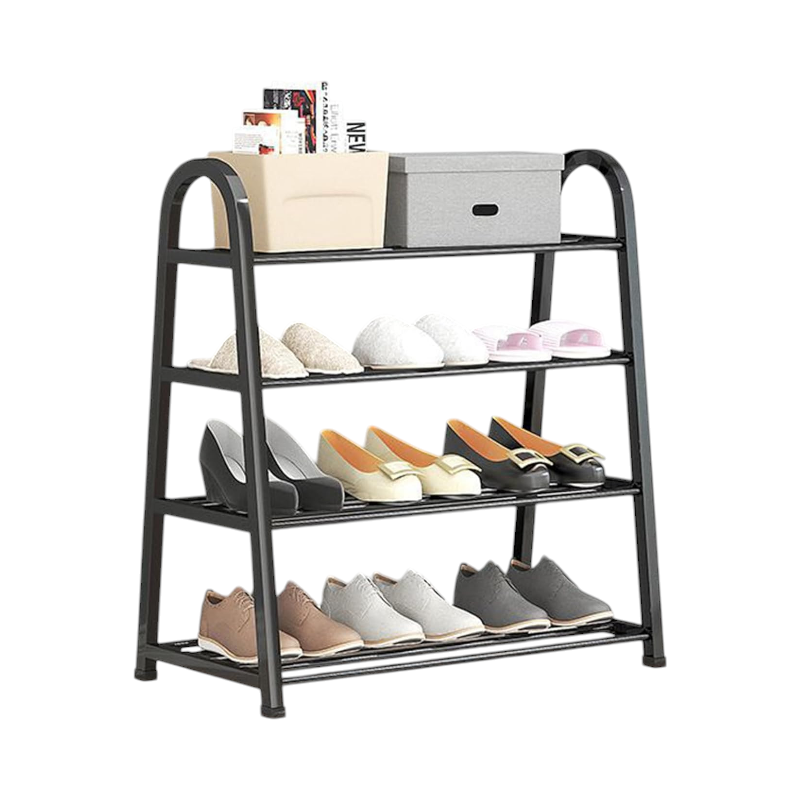Ραφιέρα παπουτσιών 4 επιπέδων - YH8810-4 - 55x63x28cm - 522435 - Pink