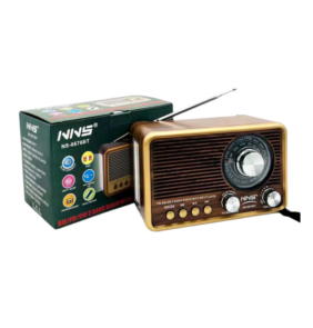 Επαναφορτιζόμενο ραδιόφωνο Retro - NS-6676BT - 566765 - Brown