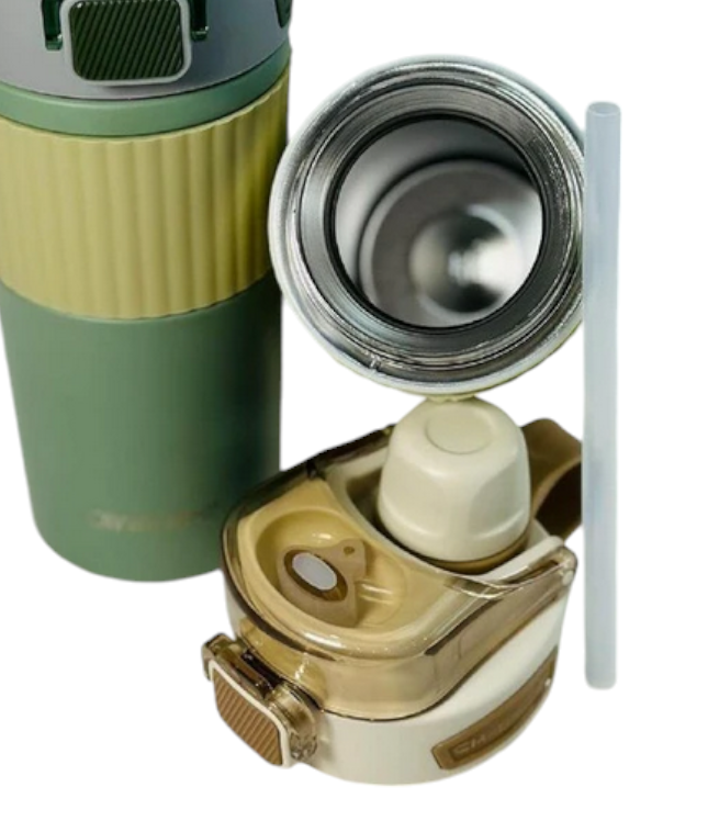 Φορητό παγούρι-θερμός - CF8235 - 600ml - 882393 - Army Green - Image 2