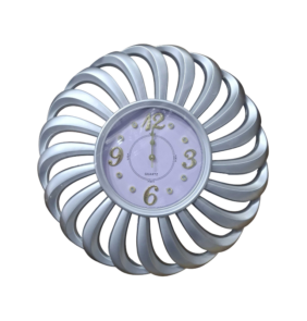 Ρολόι τοίχου Vintage - 866T - 008663 - Silver