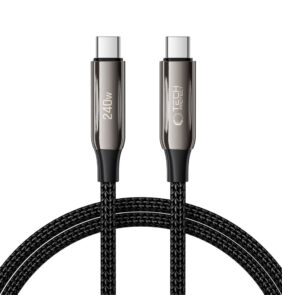 TECH-PROTECT UB10T ULTRABOOST TYPE-C CABLE PD 240W / QC4.0 100CM BLACK