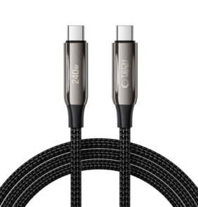TECH-PROTECT UB10T ULTRABOOST TYPE-C CABLE PD 240W / QC4.0 200CM BLACK