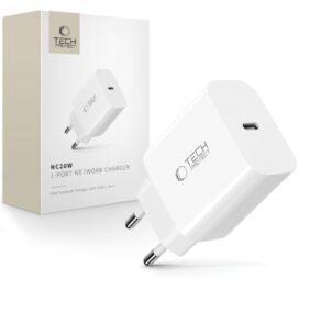 TECH-PROTECT NC20W 1-PORT NETWORK CHARGER PD 20W WHITE