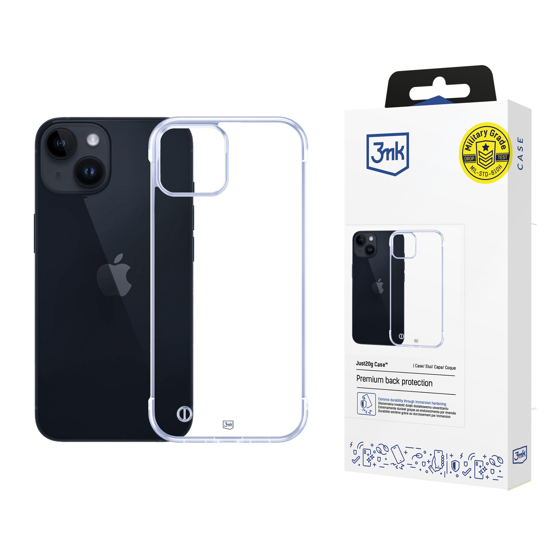Apple iPhone 15 - 3mk Just20g Clear Case