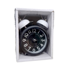 Επιτραπέζιο ρολόι - Ξυπνητήρι - 3301-10 - 301103 - White