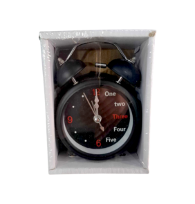 Επιτραπέζιο ρολόι - Ξυπνητήρι - 3301-12 - 301127 - Black