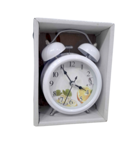 Επιτραπέζιο ρολόι - Ξυπνητήρι - 3301-4 - 330116 - White