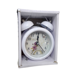 Επιτραπέζιο ρολόι - Ξυπνητήρι - 3301T-2 - 330126 - White