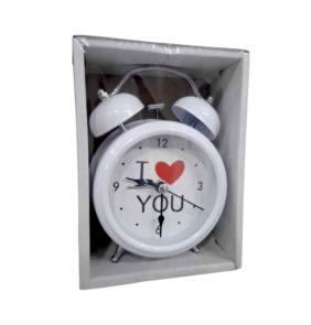 Επιτραπέζιο ρολόι - Ξυπνητήρι - 3301-13 - 330147 - White