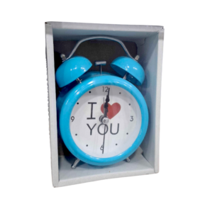 Επιτραπέζιο ρολόι - Ξυπνητήρι - 3301-13 - 330147 - Blue