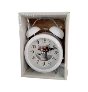 Επιτραπέζιο ρολόι - Ξυπνητήρι - 3301-14 - 330154 - White