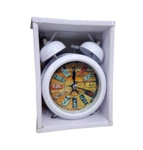 Επιτραπέζιο ρολόι - Ξυπνητήρι - 3301-8 - 330188 - White
