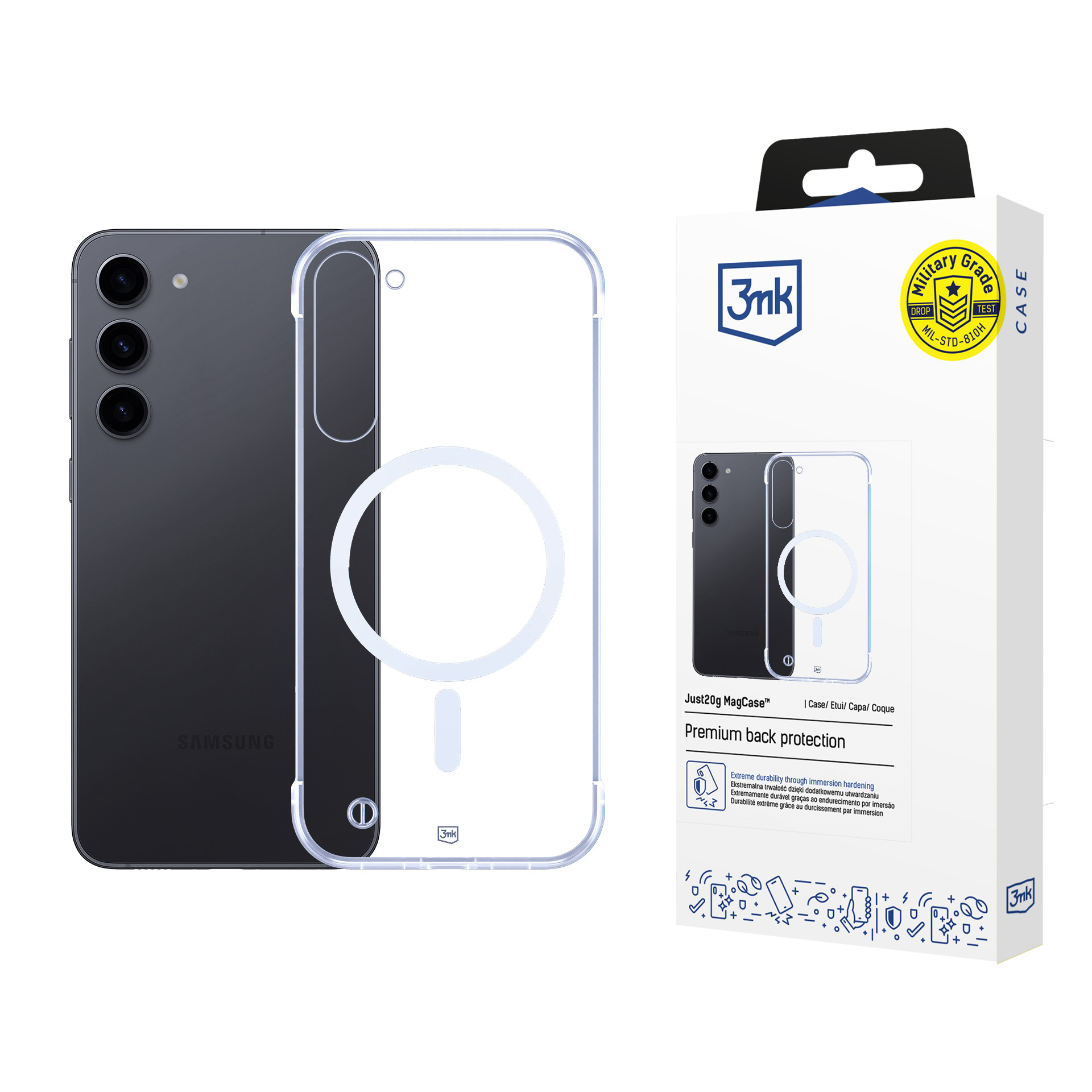 Samsung Galaxy S23 5G - 3mk Just20g MagCase