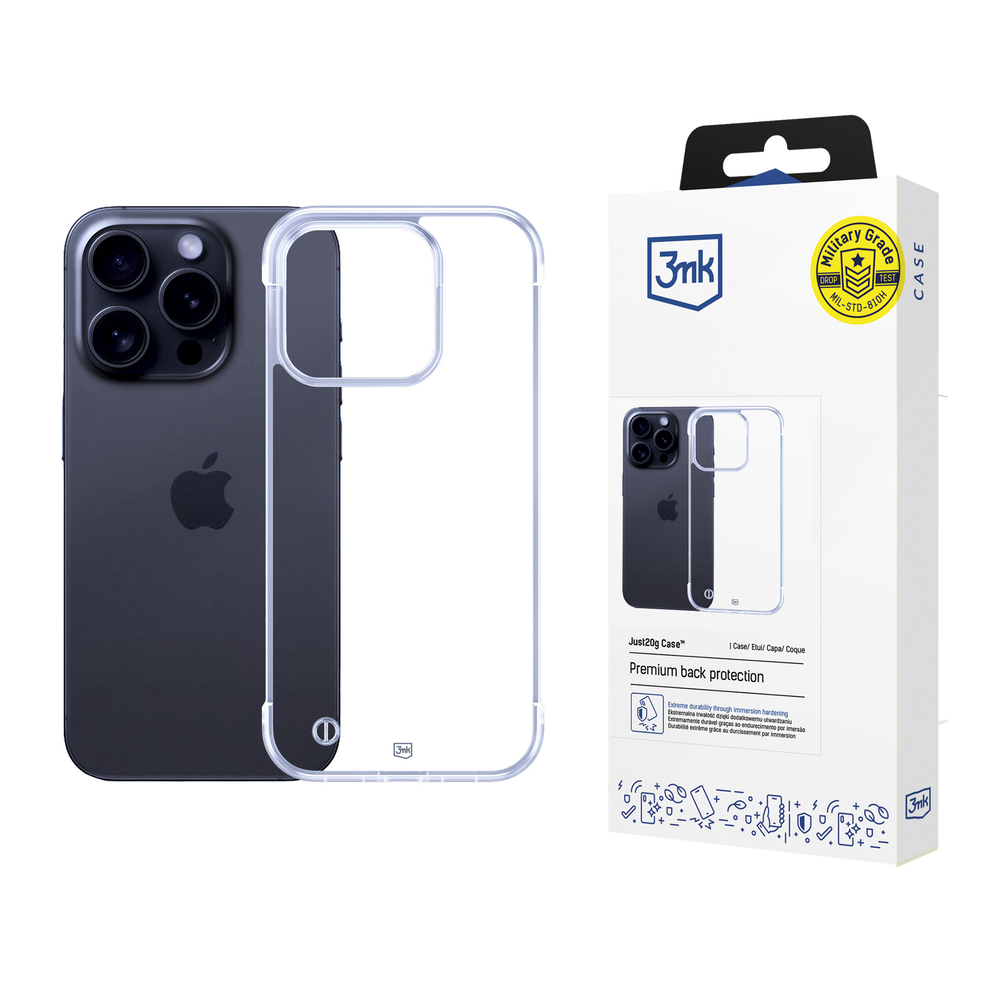 Apple iPhone 16 Pro Max - 3mk Just20g Clear Case