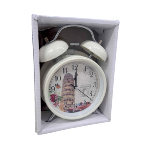 Επιτραπέζιο ρολόι - Ξυπνητήρι - 8806T-6 - 880669 - White
