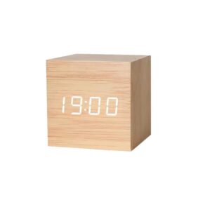 Ψηφιακό ρολόι - Ξυπνητήρι - ET008 - 909474 - Beige