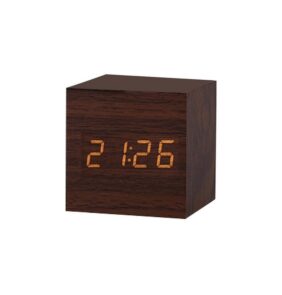 Ψηφιακό ρολόι - Ξυπνητήρι - ET008 - 909474 - Brown