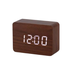 Ψηφιακό ρολόι - Ξυπνητήρι - ET009 - 909481 - Brown