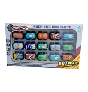 Σετ μεταλλικά αυτοκινητάκια - BQ187-1 - 15pcs - 922224