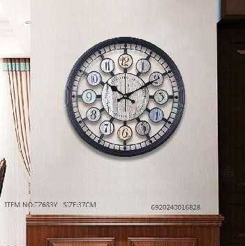 Ρολόι τοίχου - TZ683Y - 016835 - Black - Image 2