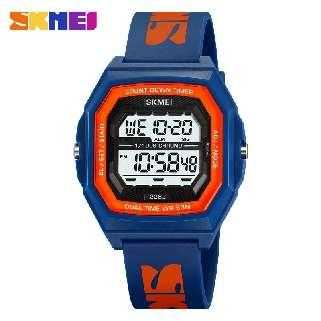 Ψηφιακό ρολόι χειρός - Skmei - 2282 - Blue/Orange - Image 2