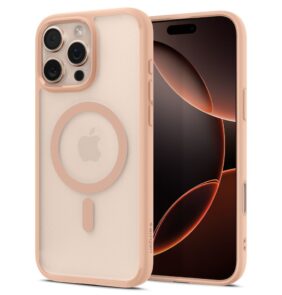 SPIGEN ULTRA HYBRID ”T” MAG MAGSAFE IPHONE 16 PRO FROST ROSE TITANIUM
