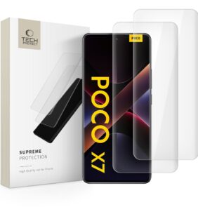 TEMPERED GLASS TECH-PROTECT GLASS UV+ 2-PACK XIAOMI REDMI NOTE 14 PRO 4G / 5G / 14 PRO+ PLUS 5G / POCO X7 5G CLEAR