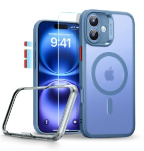 ESR CLASSIC PRO SET HALOLOCK MAGSAFE IPHONE 16 FROSTED BLUE