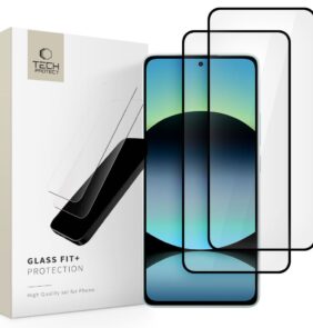 TEMPERED GLASS TECH-PROTECT GLASS FIT+ 2-PACK XIAOMI REDMI NOTE 14 4G / 5G / POCO M7 PRO 5G BLACK