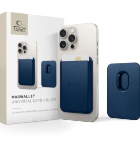 TECH-PROTECT CH01 MAGWALLET MAGSAFE UNIVERSAL MAGNETIC CARD HOLDER NAVY BLUE