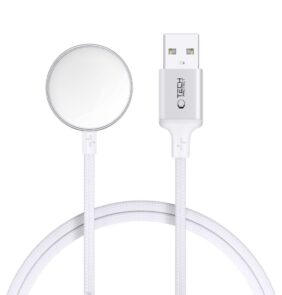 TECH-PROTECT MC02 ULTRABOOST MAGNETIC CHARGER CABLE 100CM APPLE WATCH WHITE