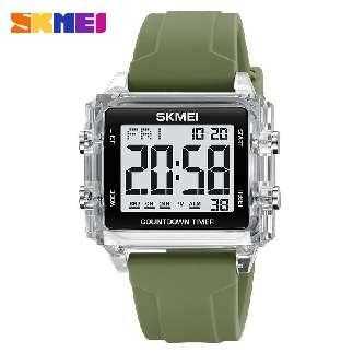 Ψηφιακό ρολόι χειρός - Skmei - 2320 - Green/Transparent - Image 2